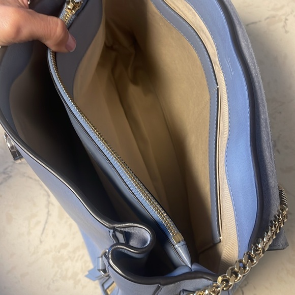 CHLOE Calfskin Medium Faye Day Shoulder Bag 🩵 - Picture 9 of 12